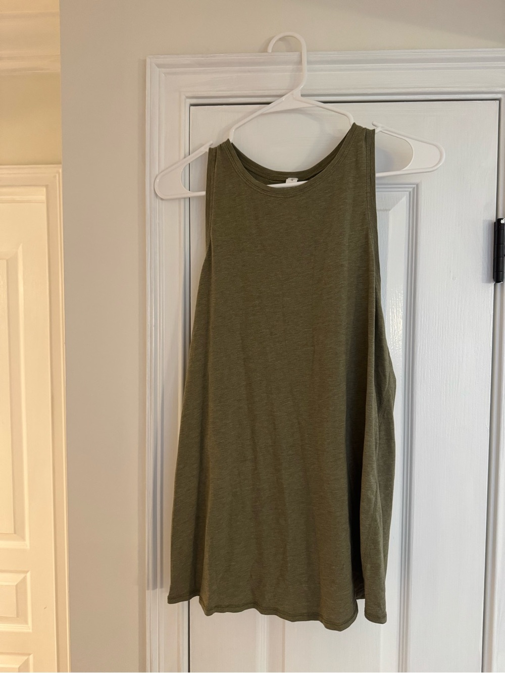Lululemon All Tied Up Olive Tank
